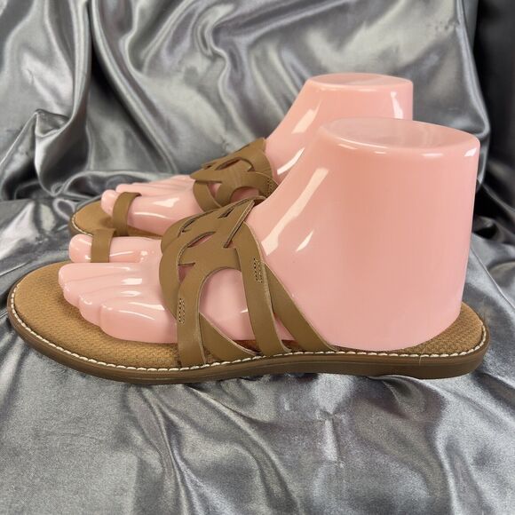 Crown Brown Women's Sandals - Picture 4 of 16